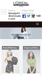 Mobile Screenshot of lorealprofessionnelplus.com